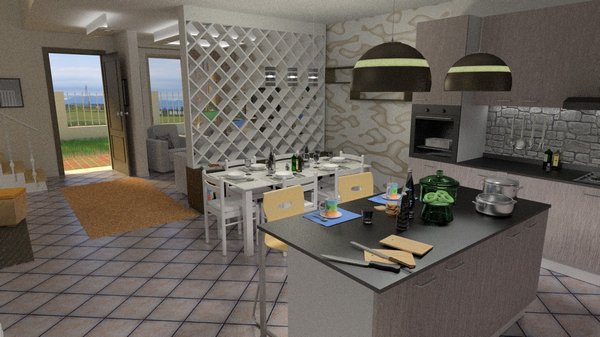 Cucina con Isola Cucina con Isola